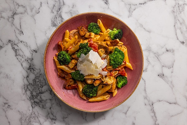 Dish on table