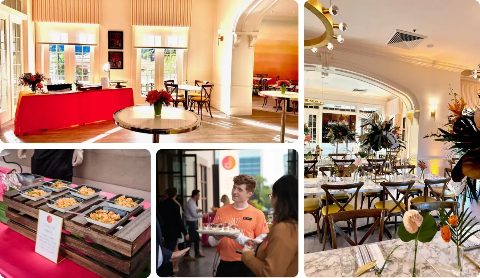 Party Rooms collage