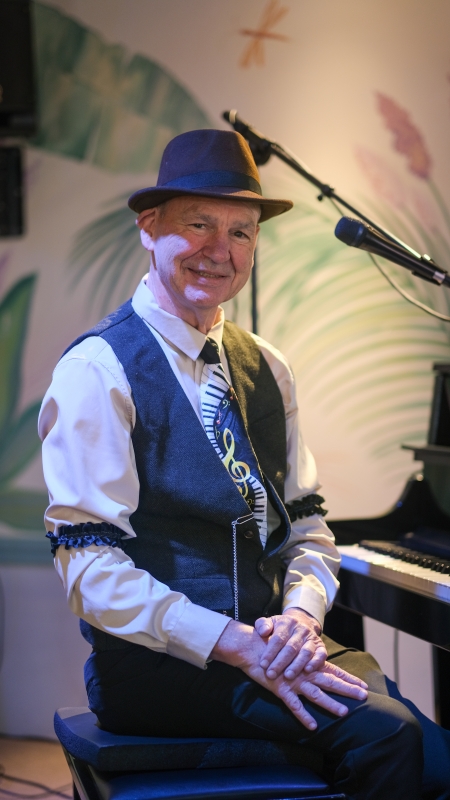 Evan Sachs on Piano 